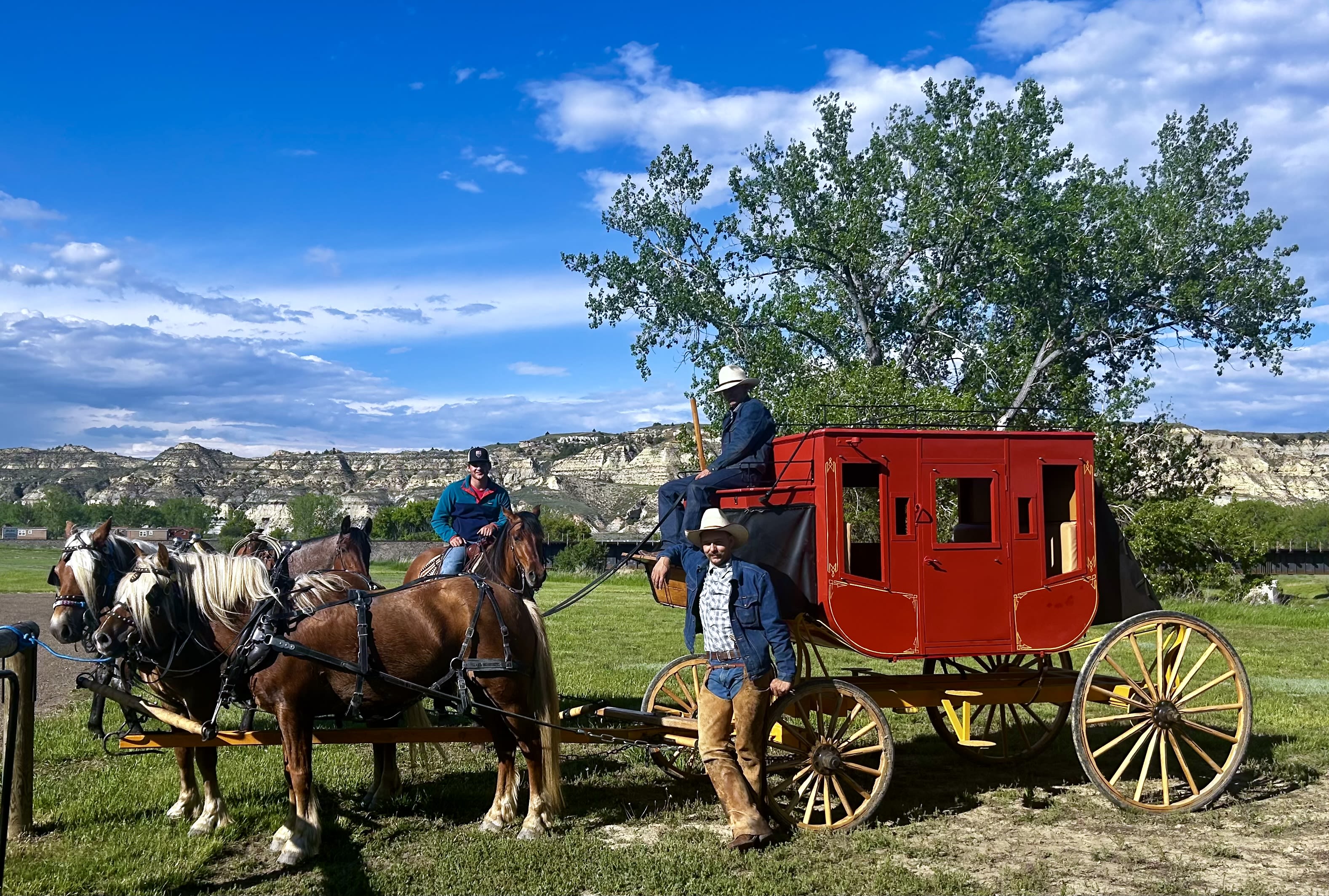 Medora’s stagecoach rides gallop back into history