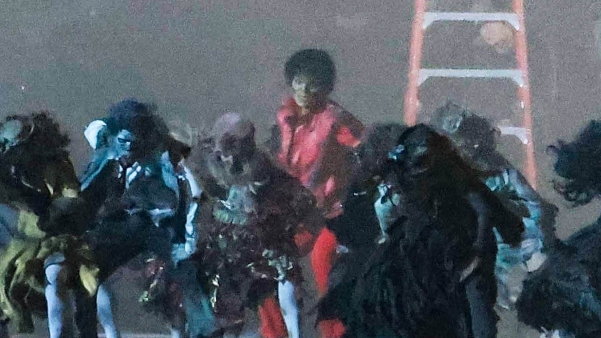 Michael Jackson's Nephew Turns Into Zombie For 'Thriller' Recreation in Biopic