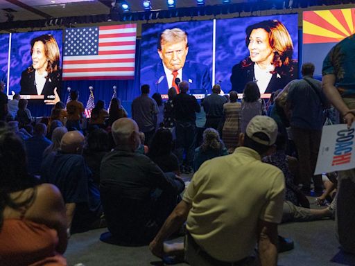 Who won the debate? Harris' forceful performance rattles a defensive Trump.