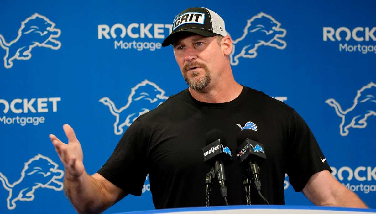 Lions Coach Dan Campbell's Post-Practice Video is Blowing Up Online