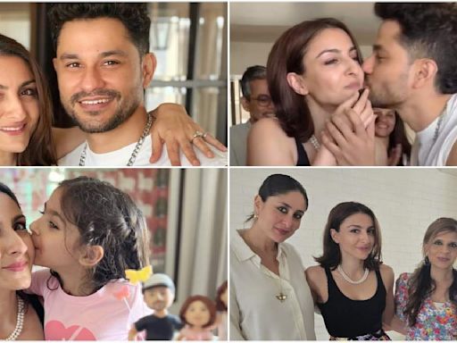 Inside Soha Ali Khan's Birthday Bash: Kunal Kemmu and Inaaya shower love on actress; Kareena Kapoor-Saif Ali Khan join celebrations