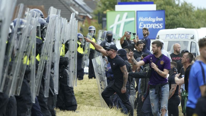 ‘They tried to kill people:’ Rotherham residents despair after riot at hotel housing asylum seekers | CNN