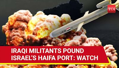 Iran backed Islamic Resistance claim another cruise missile attack on Israel's Haifa Port | TOI Original - Times of India Videos