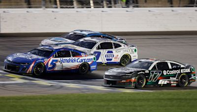 Larson edges Buescher at the line at Kansas Speedway in closest finish in NASCAR Cup Series history