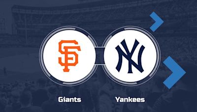 Giants vs. Yankees Prediction & Game Info - June 2