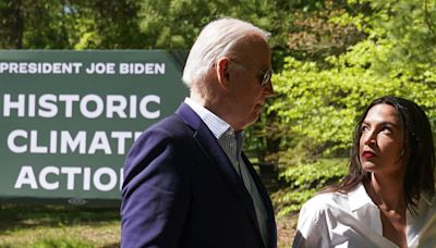 Biden, AOC meet as Israel policy vexes some liberals