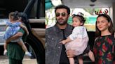 Alia Bhatt-Ranbir Kapoor's little munchkin Raha Kapoor looks adorable in blue frock as she visits nana Mahesh Bhatt’s home; WATCH