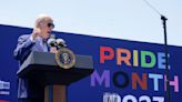 CORRECTED-Bidens offer 'joy' at White House Pride event as LGBTQ attacks mount