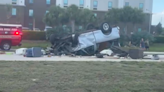 1 person hospitalized after rollover crash in south Fort Myers