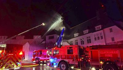 Overlook Hotel in ‘The Shining’ catches fire