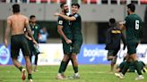 ‘I’ve not seen so many grown men cry in all my life,’ says Pakistan coach after first-ever World Cup qualifying round win