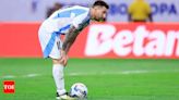 Watch: Lionel Messi misses opening penalty during shoot-out as Argentina dodge Copa America elimination scare - Times of India