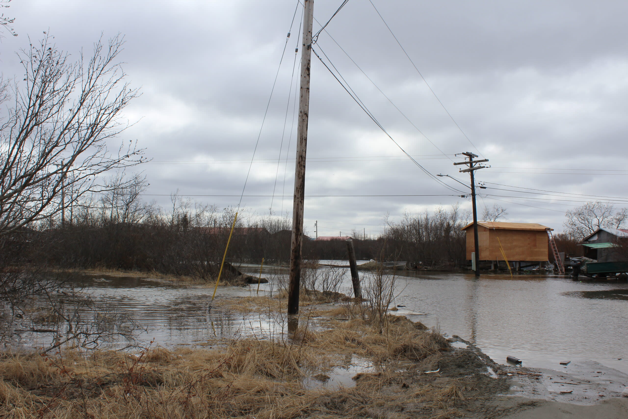 Kuskokwim River breakup floods roads, impacts drinking water for some communities
