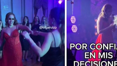 Mujer regia celebra su 'no boda' tras descubrir infidelidad de su novio