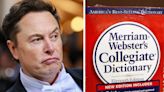 Merriam-Webster dictionary pokes fun at Elon Musk's Twitter Blue subscription service