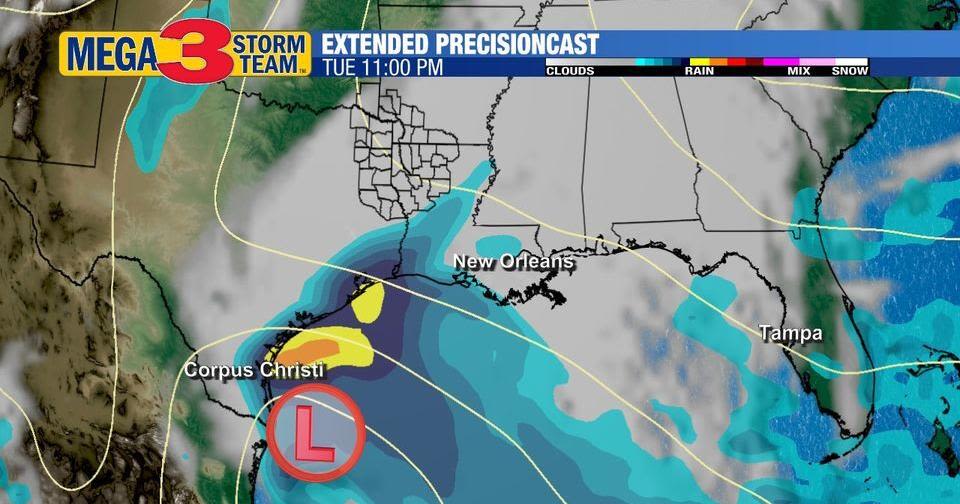 Disturbance in Gulf of Mexico's Bay of Campeche could become tropical depression