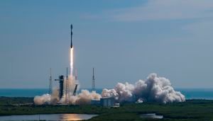 WATCH: SpaceX launches Falcon 9 rocket from Cape Canaveral Space Force Station
