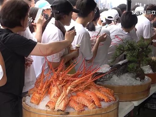 路跑「海鮮痛風系」補給站 松葉蟹、龍蝦吃到飽