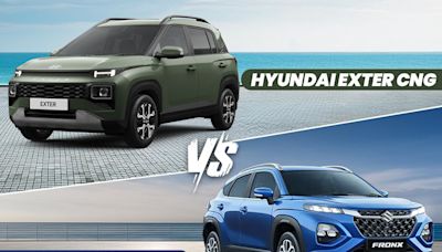 Hyundai Exter CNG vs Maruti Suzuki Fronx CNG: Pricing, Dimensions, Features, And Powertrain Differences Explained - ZigWheels