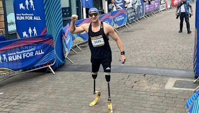 World record hope for paralympian after city run