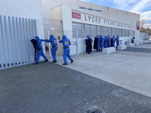 Montpellier : un exercice d'attentat terroriste nucléaire testé au lycée Pierre Mendes France