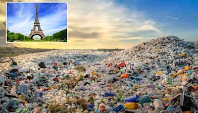 The shocking extent of Earth's plastic crisis: 220 MILLION tonnes of waste are set to be generated this year - the equivalent of 20,000 Eiffel Towers