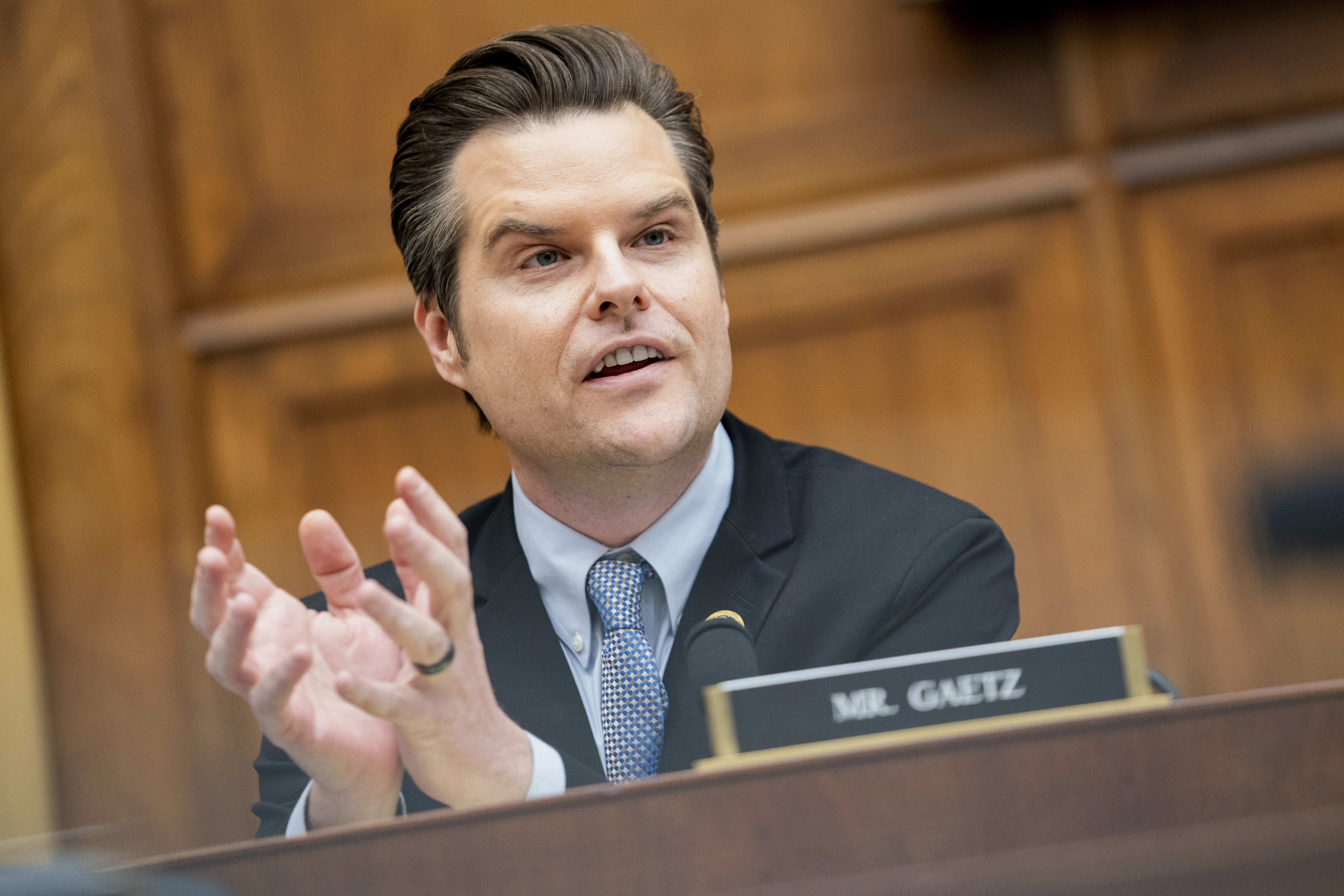 A former Naval officer will challenge Florida Congressman Matt Gaetz in upcoming GOP primary