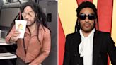 Lenny Kravitz Struts Through Buc-ee's Meeting Fans and Trying Food in Head-to-Toe Leather Outfit