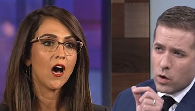Watch: Lauren Boebert loses it on debate moderator as he grills her on Beetlejuice lies