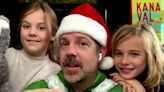 Jason Sudeikis' kids crashed his ESPN interview to share what Santa brought them