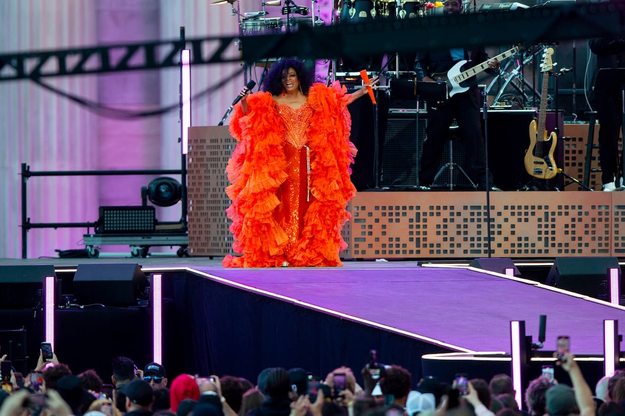 Diana Ross kicks off Eminem-produced Michigan Central concert in epic fashion