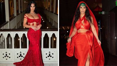 Kim Kardashian's enchanting desi looks at the Ambani wedding is a moment in cross-cultural fashion