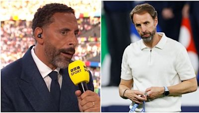 Rio Ferdinand calls out Gareth Southgate for his use of England star after Euro 2024 final loss