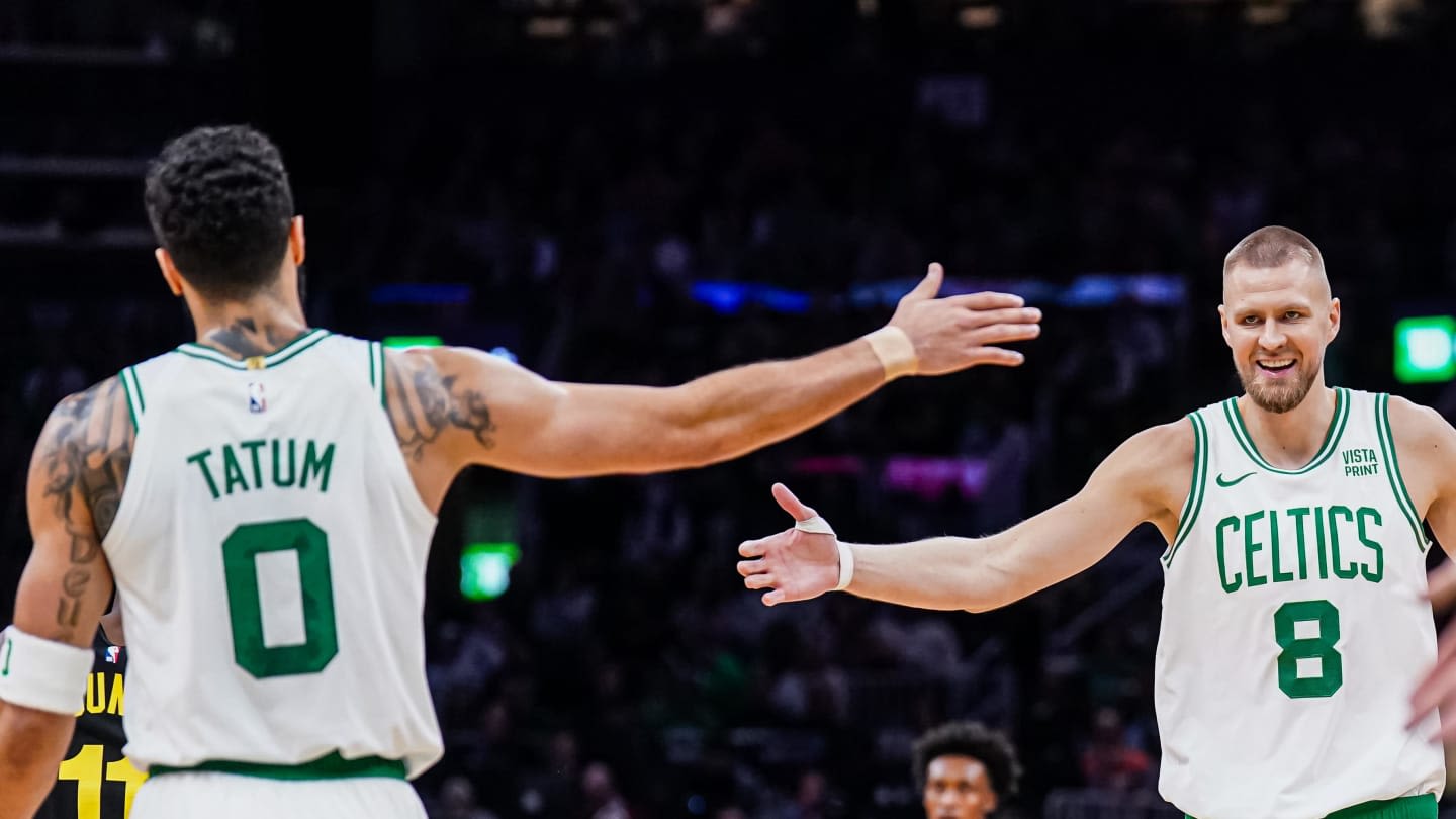 Kristaps Porzingis Reacts To Jayson Tatum's Viral Instagram Post