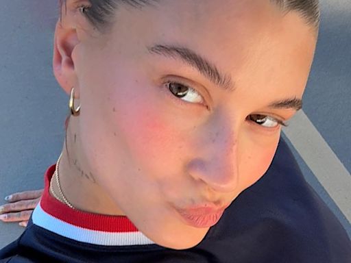 Hailey’s bare baby bump pokes out of crop top as fans ask ‘where’s Justin'