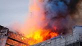 Huge blaze rips through historic Denmark building as thick smoke billows