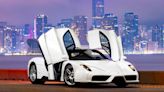 The Only White Ferrari Enzo Supercar Made Is About to Hit the Auction Block