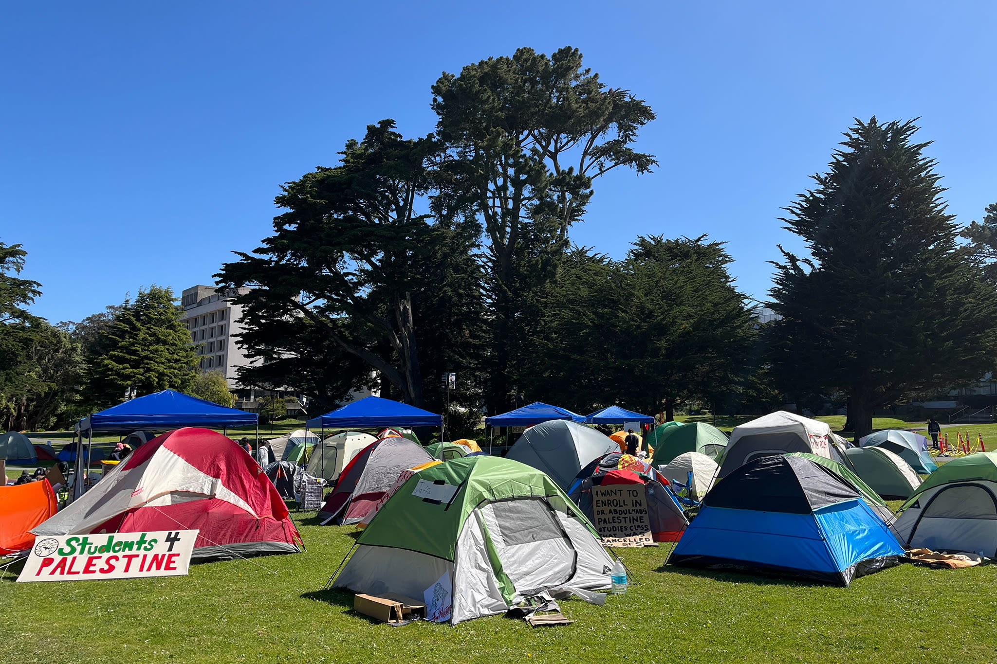 Encampment protesting war in Gaza emerges at SF State