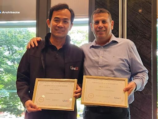 LiveU Honours Media Architects as an Exceptional Distributor at 2024 Partners Meeting in Singapore