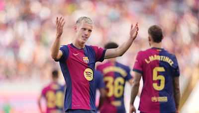 What is Dani Olmo’s status for Barcelona vs Girona?