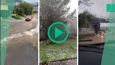 Météo : les images d’orages et de grêle sur la moitié nord de la France