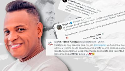 Luto en el vallenato: así reaccionaron en las redes sociales a la muerte de Omar Geles