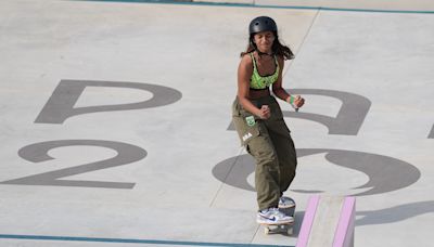 The tiniest skateboarder from Tokyo’s Olympics grows tall in Paris