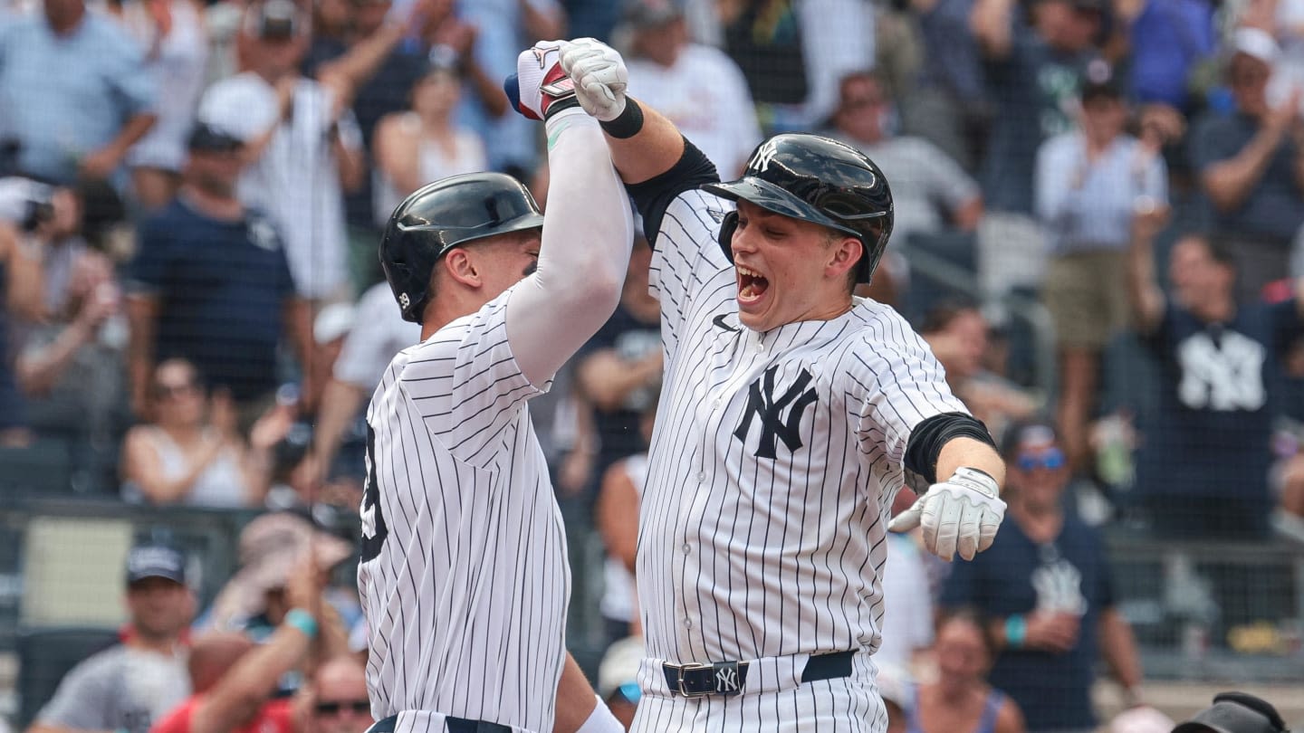 Ben Rice Nearly Blows Curtain Call in Hilarious Fashion After Career Day vs. Red Sox