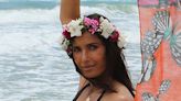 Padma Lakshmi, 53, floats in tiny bikini in 'private' moment as she faces fear