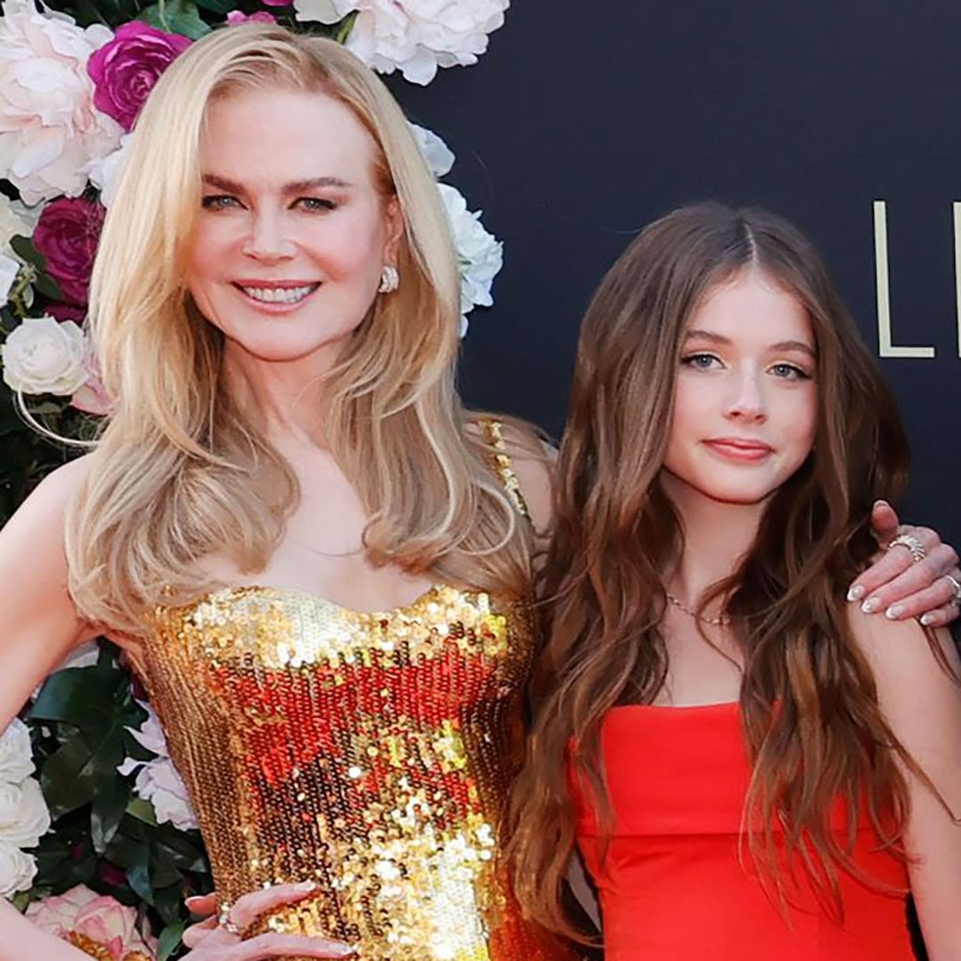 Nicole Kidman and Keith Urban's Daughters Sunday and Faith Make Their Red Carpet Debut - E! Online