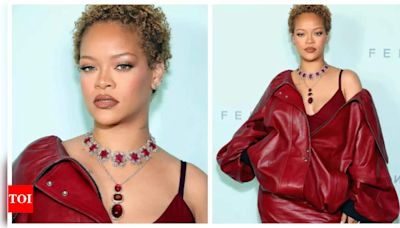 Rihanna Wears Indian Jewellery by Sabyasachi and Manish Malhotra at Launch Event | - Times of India