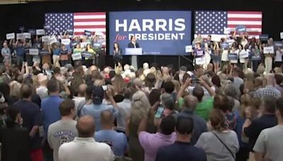 "Stop shit-talking America": Pennsylvania Gov. Josh Shapiro states his message to Donald Trump at Kamala Harris rally.