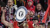 FC Cincinnati is close to clinching the MLS Supporters Shield. What is the trophy?