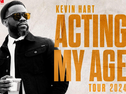 Kevin Hart to complete his 2024 "Acting My Age" tour with a homecoming stop in Philadelphia this December